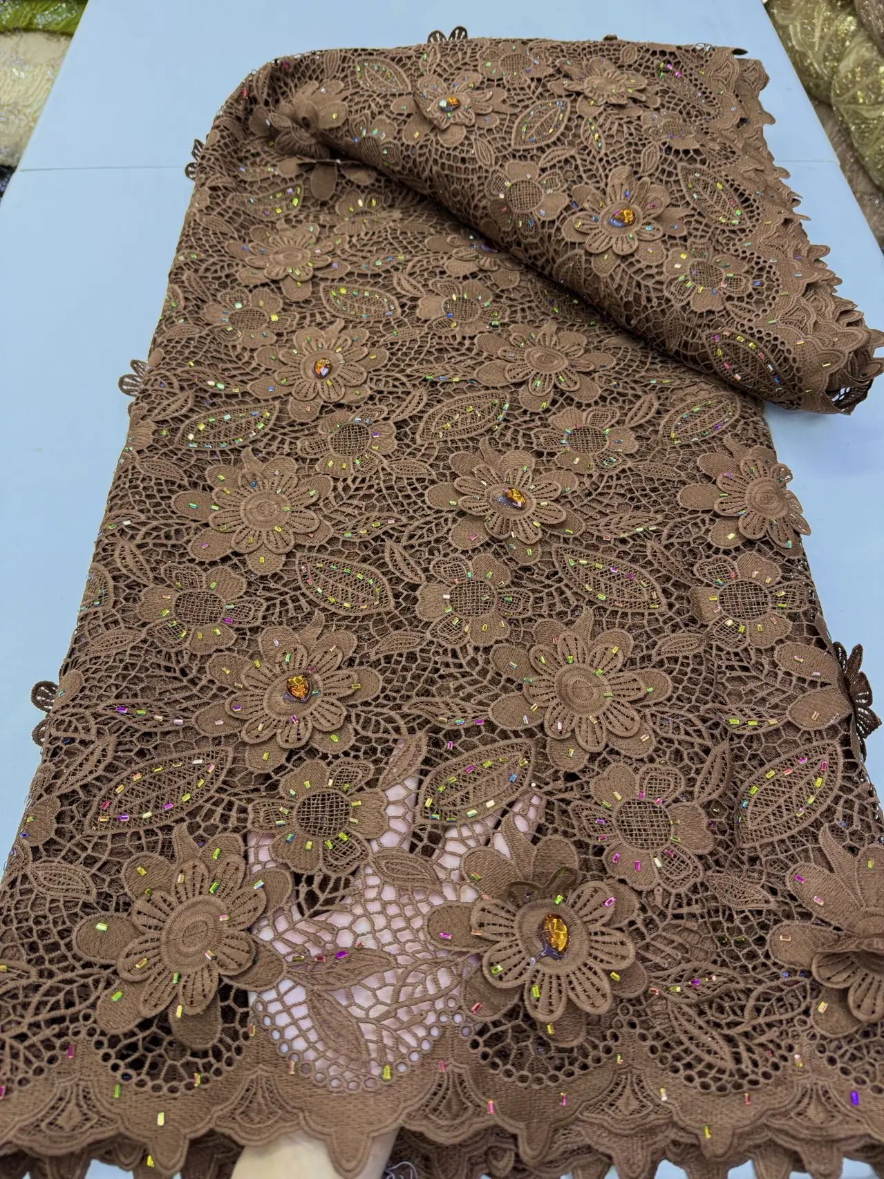 Tela de encaje de algodón con - Glitter Tablecloth reseña y precio