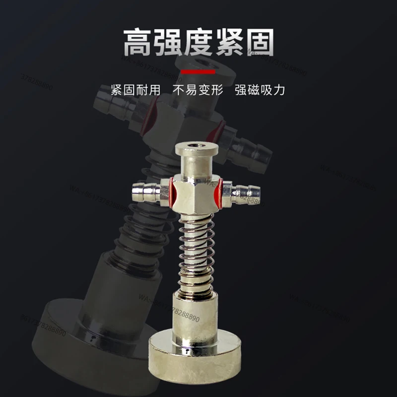 Powerful magnetic fittings Suction cup seat bracket size head Industrial pneumatic manipulator accessories