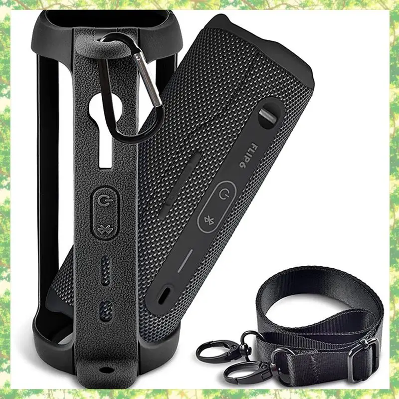 Smart-3X フリップ 6 ケースカバーオーディオ収納袋ショルダーストラップカラビナ付き旅行持ち運び保護収納袋