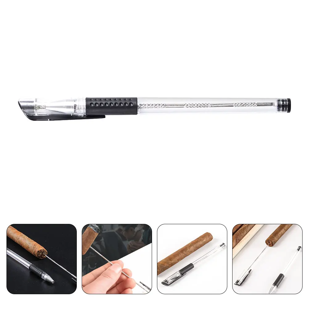 

Copper Cigar Draw Tool Precision Drill Dredge Poker Stick Accessories Enhancing Smoke Experience Cigar Supplies Retro Design