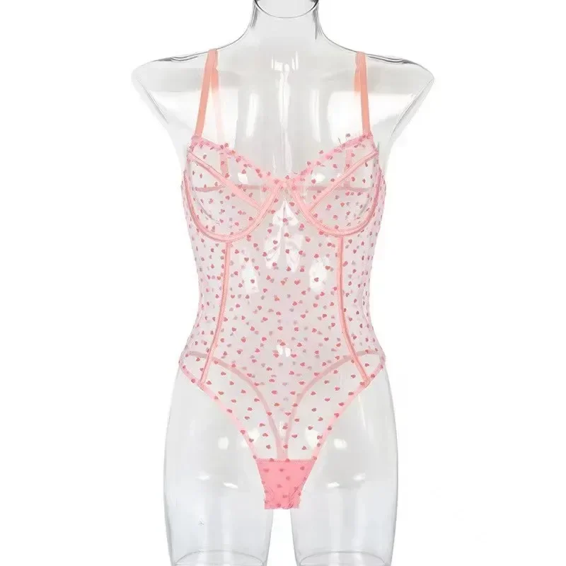 ใหม่เซ็กซี่ชุดชั้นในผู้หญิงชุดเร้าอารมณ์ลูกไม้เปิด Crotch เสื้อผ้า Babydoll ชุดโปร่งใสเซ็กซี่ที่สุดบอดี้สูทผู้หญิงชุดนอน