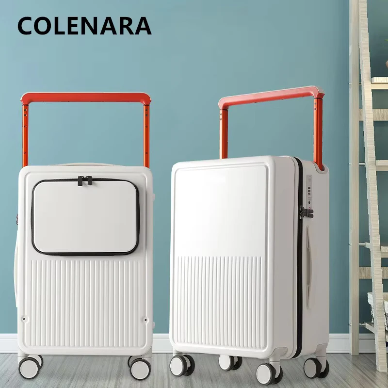 COLENARA USB Charging Luggage 20 Inch Boarding Box 24
