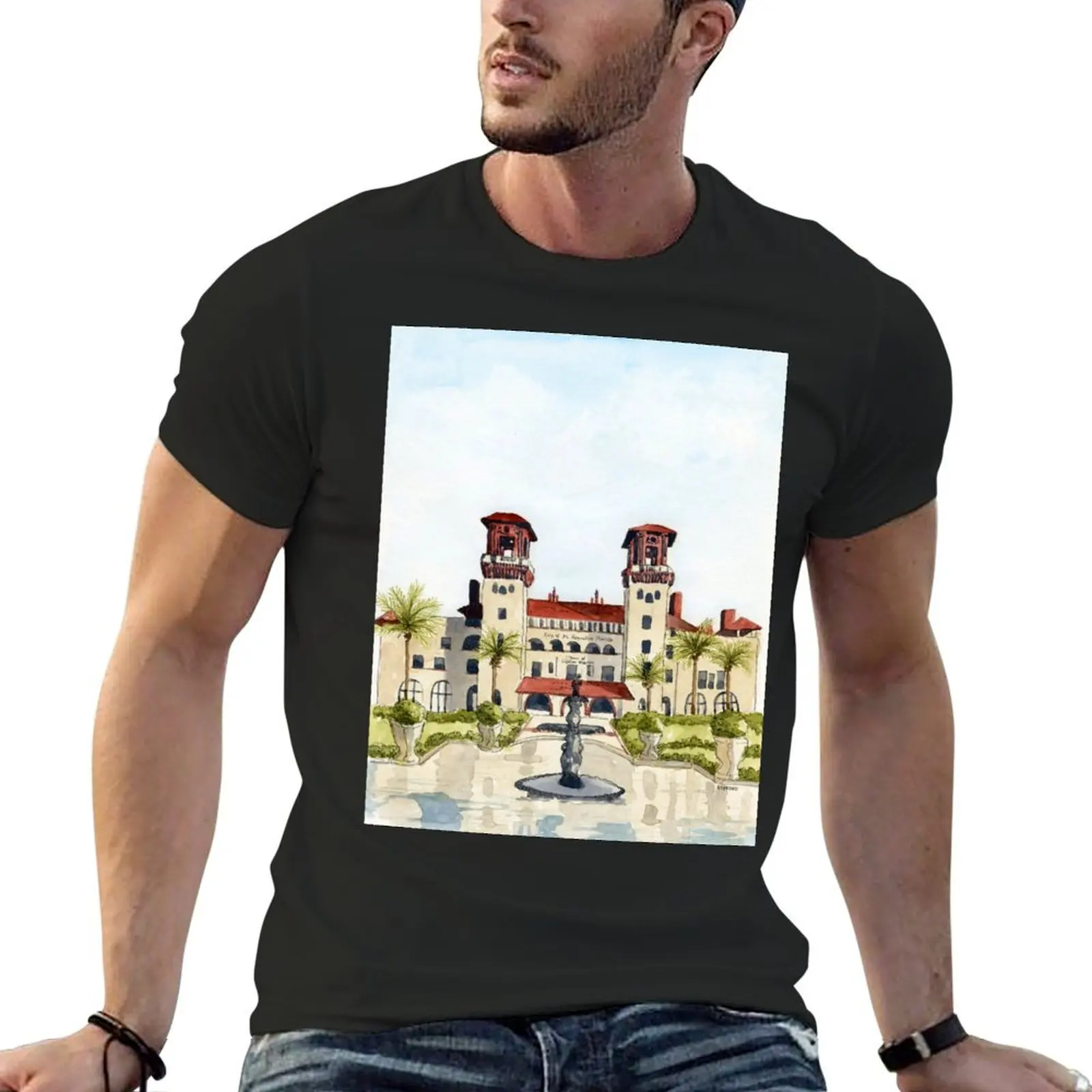 

Lightner Museum T-Shirt Short sleeve tee quick drying slim fit t shirts for men