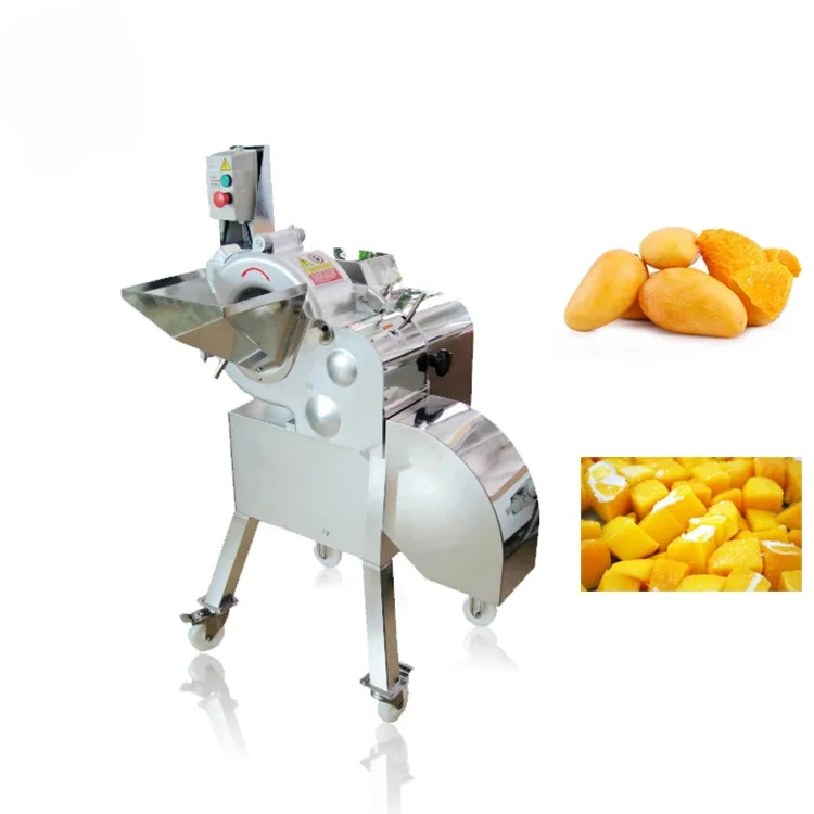 CD-800 Commercial Vegetable Fruit Aloe Mango Vera Cube Cutting Machine Carrot Pineapple Dicing Machine Onion Potato Cube Cutter