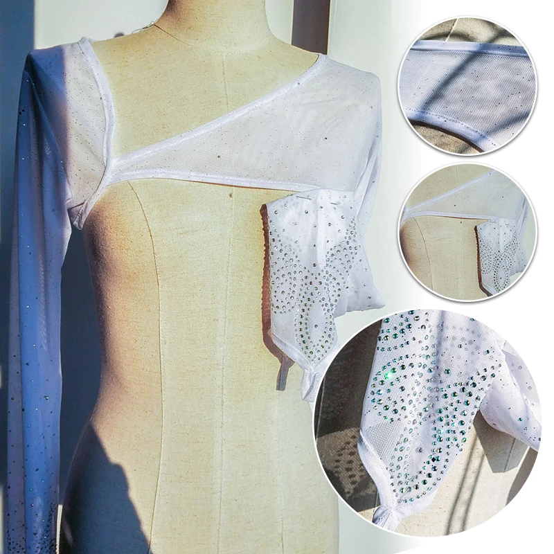 

Belly Dance Mesh Sleeves Breathable Shoulder Arm Covers Adult Oriental Dance Practice Performance Accessories Dance Wear Costume
