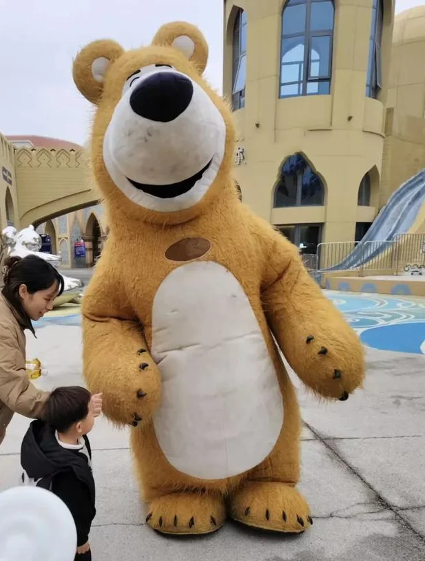 

Inflatable Bear Mascot Costume Bear Adult Anime Cosplay Customize Kits Mascot Carnival Costumes Animal Mascot Adult No Battery