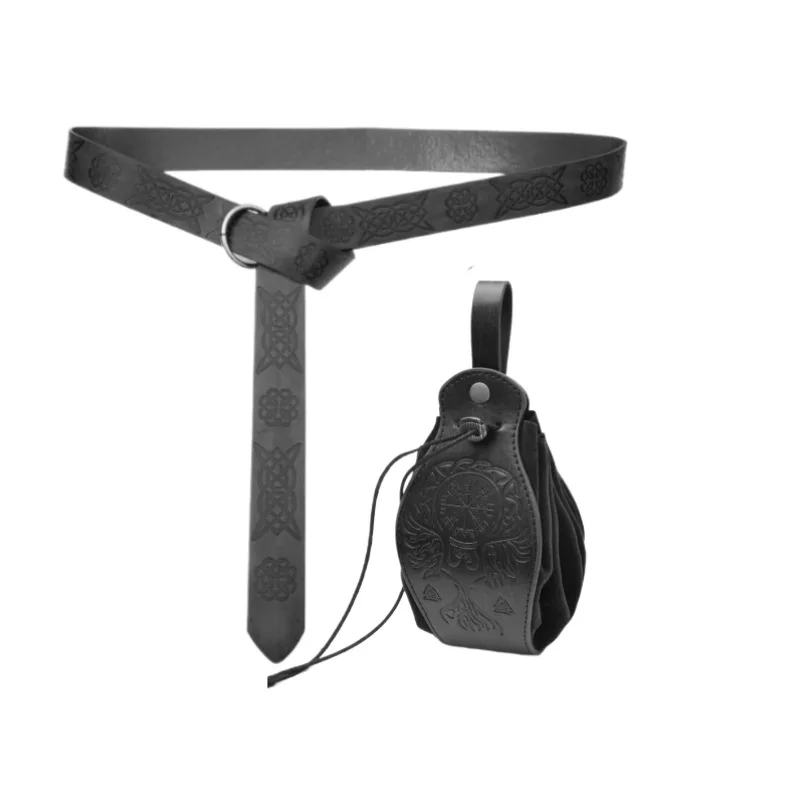 Cintura da pirata cosplay Portamonete retrò vintage Buste medievali Borsa Costumi cosplay per prestazioni