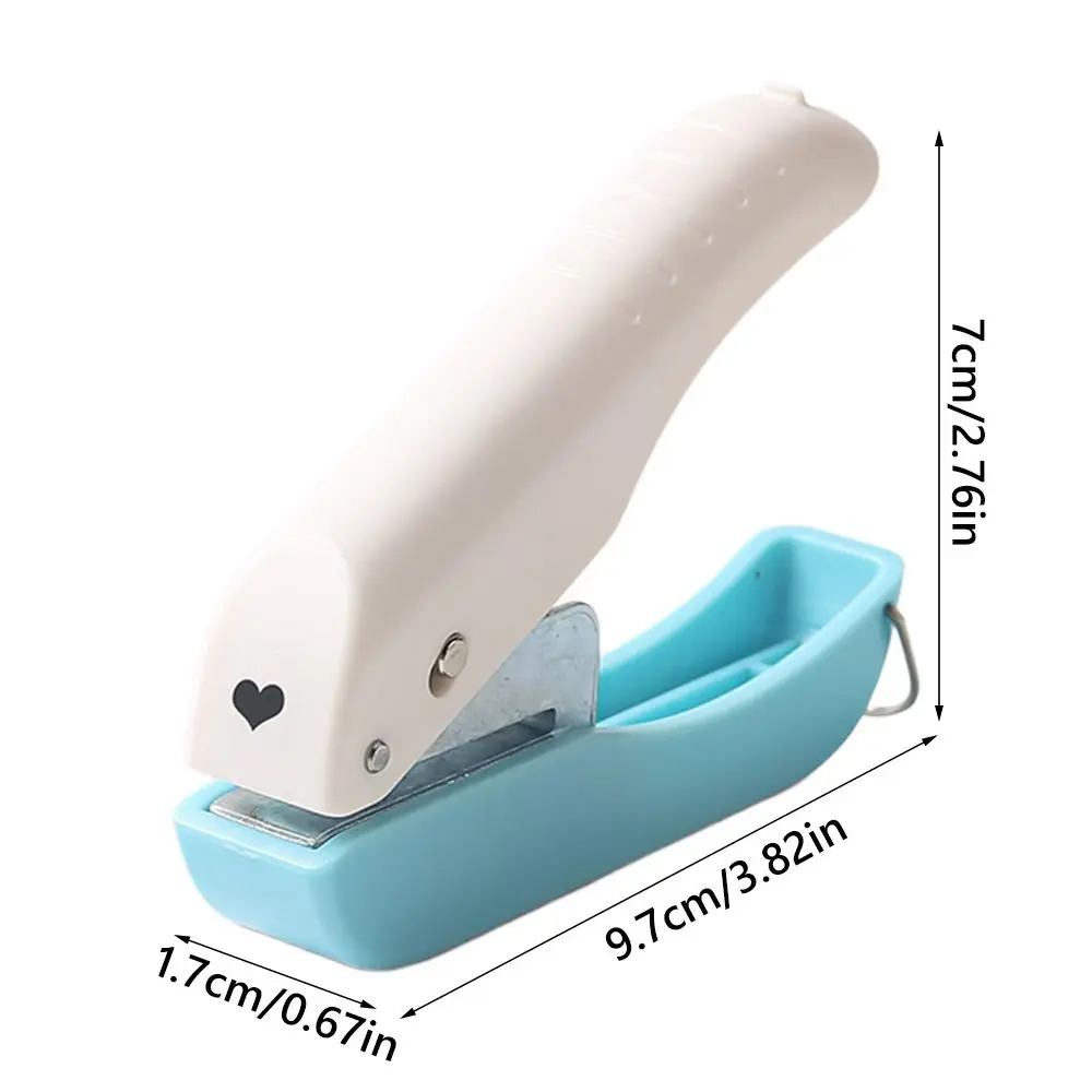 ثقب الورق على شكل ثقب واحد للحرف اليدوية، خرامة مربعة محمولة على شكل نجمة على شكل قلب للعلامات