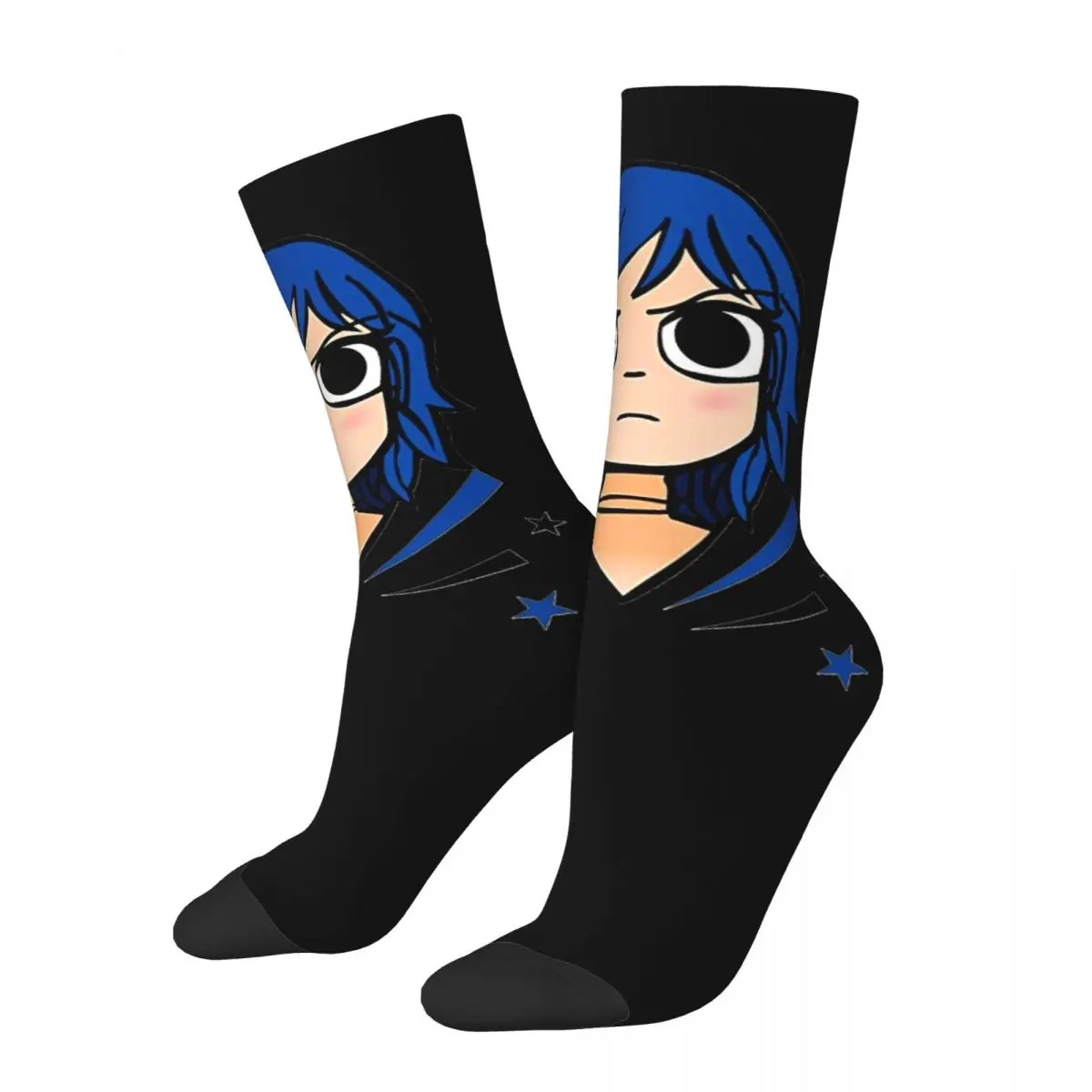 Scott Pilgrim Vs The World Socks Men Women Casual Ramona Flowers Socks Crazy Spring Summer Autumn Winter Stockings Gift