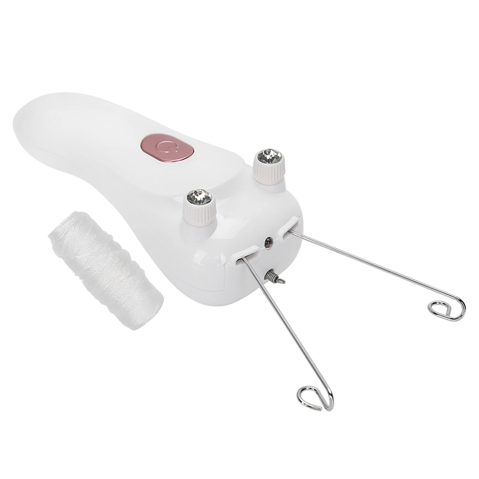 Electric Threading Epilator Physical Depilation Cotton Hair Remover for Hairs on The Upper Lip Chin Cheeks Sideburns for Face