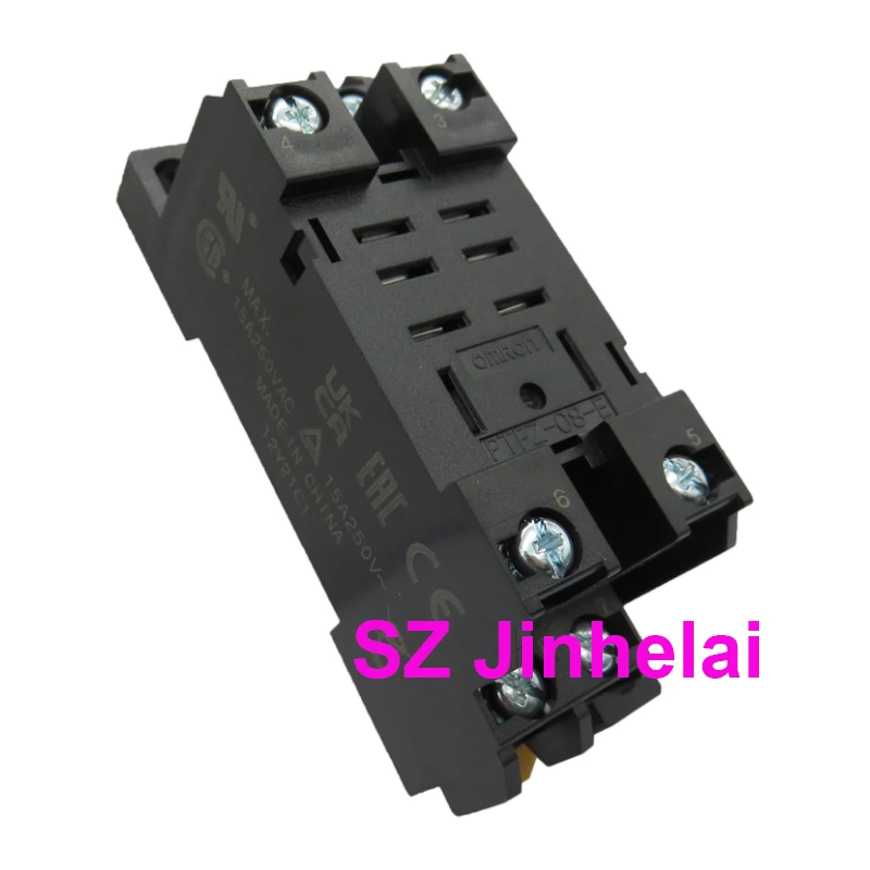 10pcs OMRON PTFZ-08-E  Authentic Original CONNECTING RELAY SOCKET (substitution PTF08A-E)  Apply to LY2N-J  HH62P