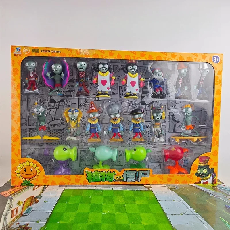 새로운 식물 대. 좀비 15 스타일 좀비 4 스타일 Peashooter 만화 게임 장난감 선물 세트 어린이 장난감 선물 상자 세트 없음 생일