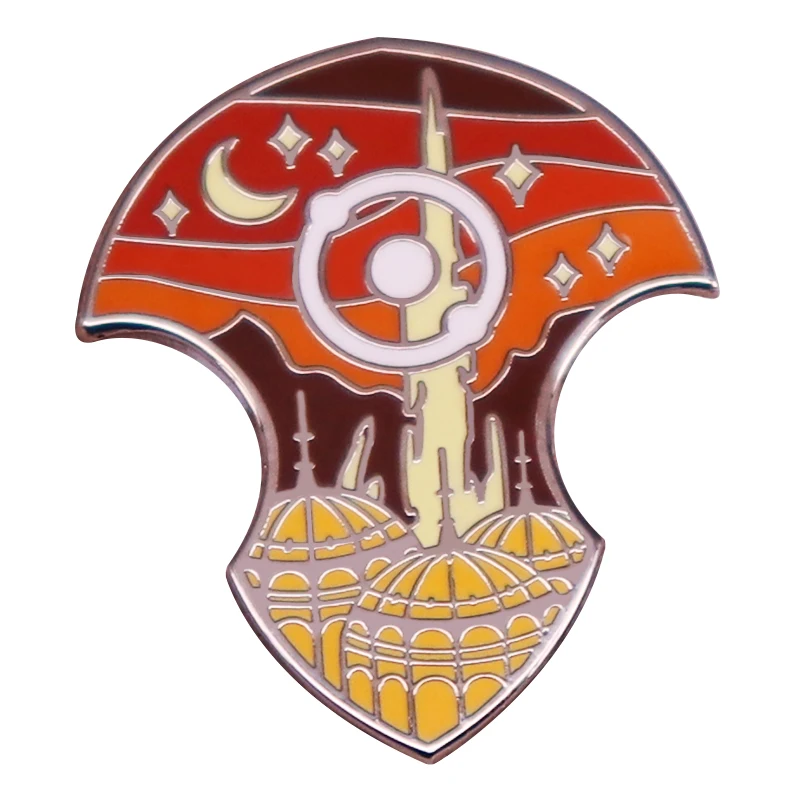 Final Fantasy XIV Azem Enamel Pin Game Badge Brooch Gift Backpack Decoration Jewelry