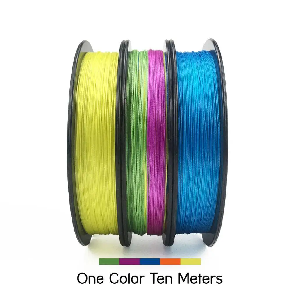 YFASHION 300m 8 Strands Braided Fishing Line Multicolor Super Strong Anti-bite Pe Fishing Line Fishing Tackle Tools