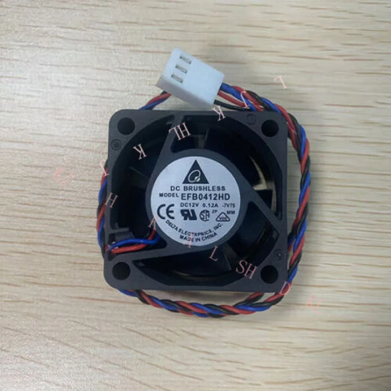 

N FOR New Delta BRUSHLESS EFB0412HD Mute Cooling Fan 4020 DC12V 0.12A 4CM 3Pin