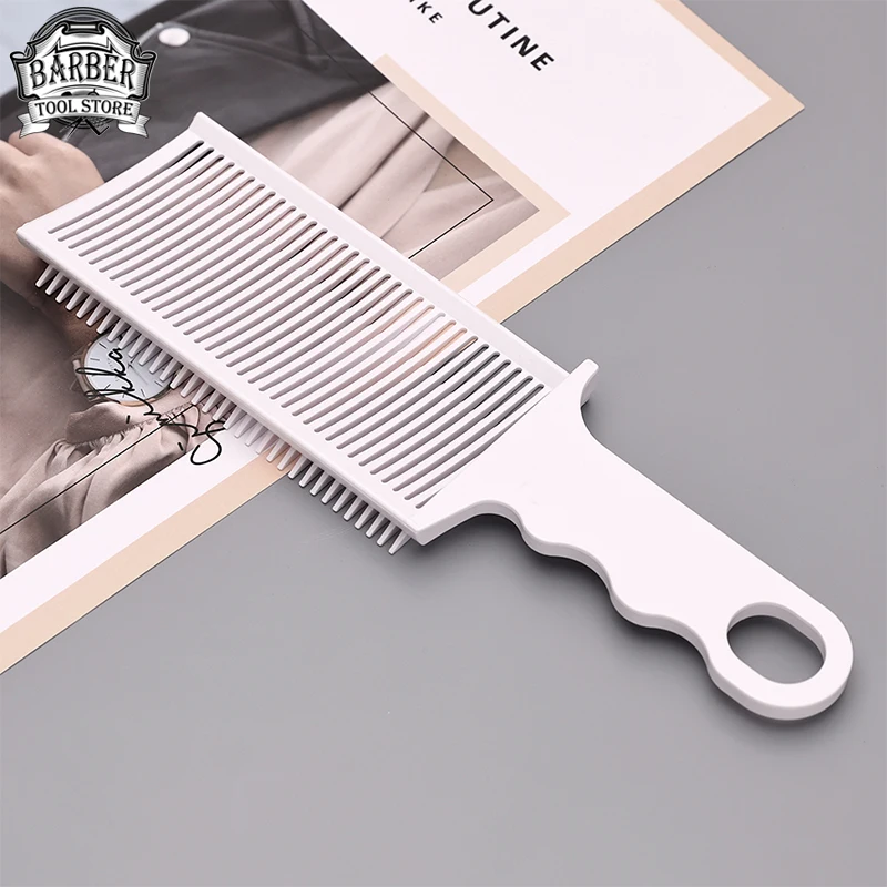 

Salon Curved Hairdressing Comb For Men Professional Positioning Flat Top Combs Barbershop Hairdresser Styling Tools Supplies