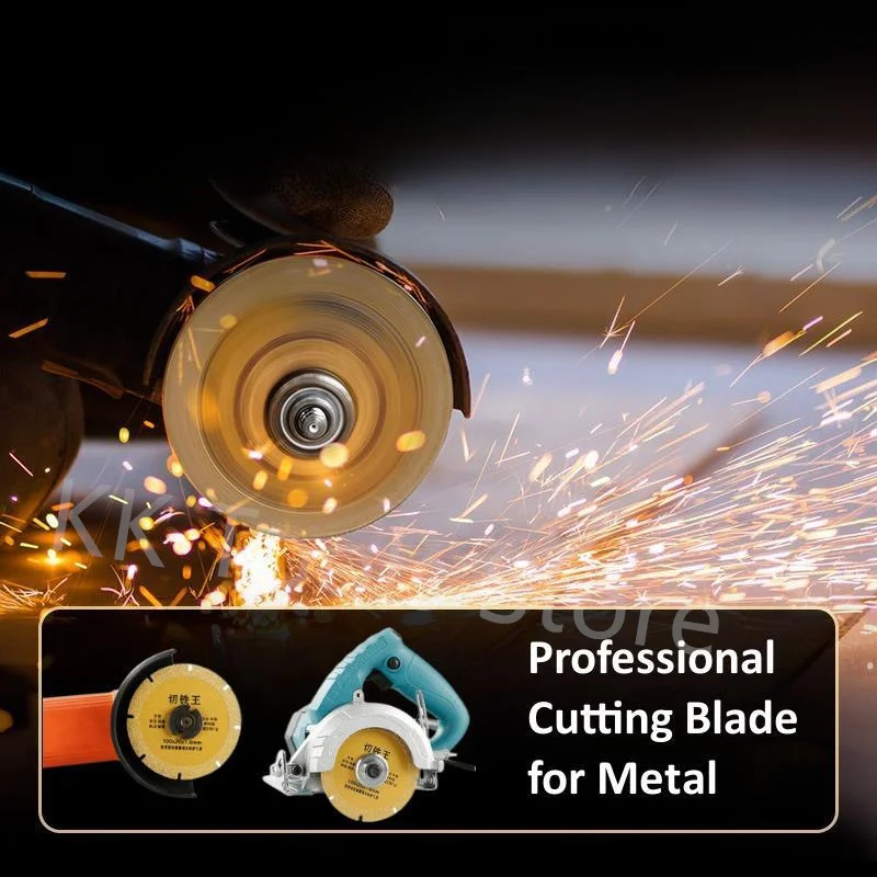 Imagem -05 - Discos de Corte Grupo Diamante Saw Blade Metal Brazing Ferro Rebar Angle Grinder Disk Cortar Ferramenta Roda 100 mm Aço Inoxidável