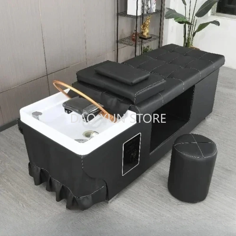 Japanese Head Spa Beds Comfort Fashion Luxury Water Circulation Minimalistic Hair Wash Chair Lavacabezas Salon Equipment MQ50SC