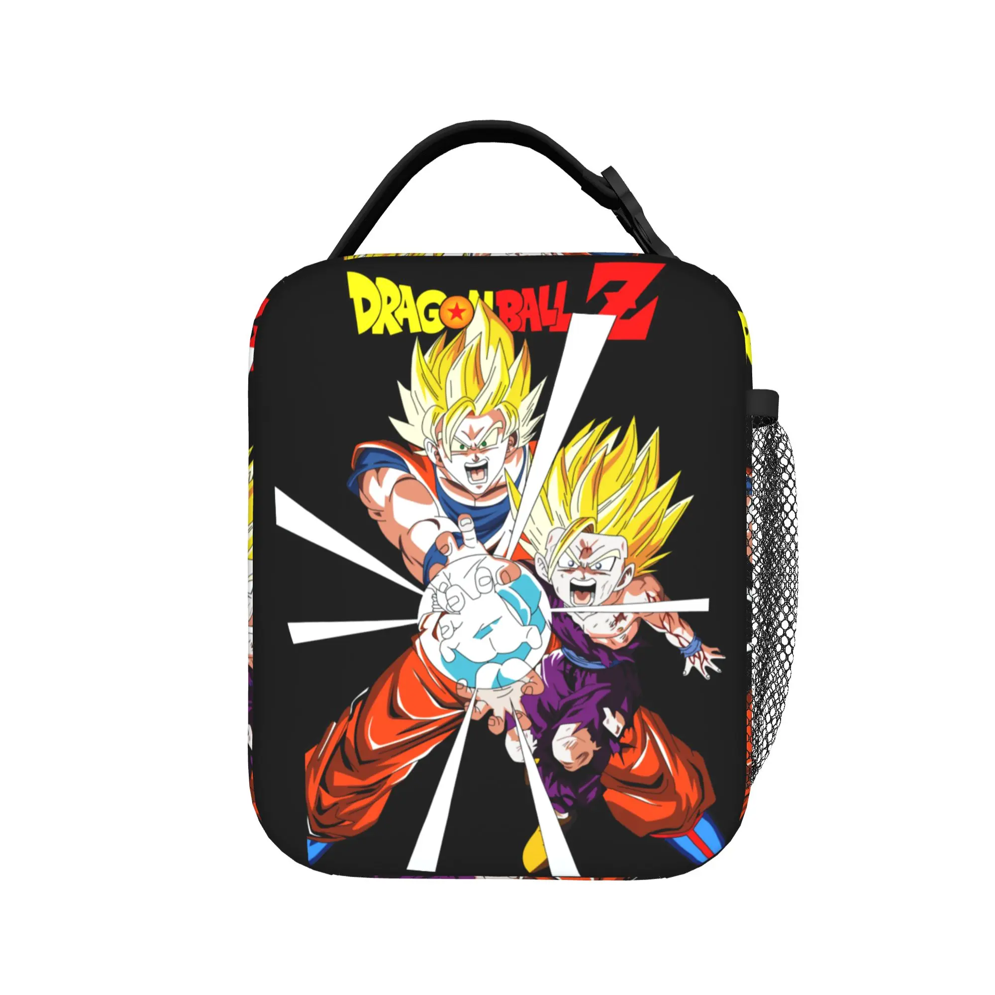 D-Dragon Ball Thermal Insulated Lunch Bags for Office Japanese Anime Portable Food Bag Container Cooler Thermal Lunch Box