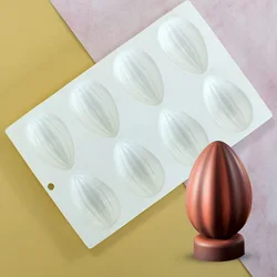 Almond Shape Easter Egg Silicone Mold DIY Craft Soap Candle Mould Mousse Cake Ice Mould Cake Decoration Tool Baking Accessories