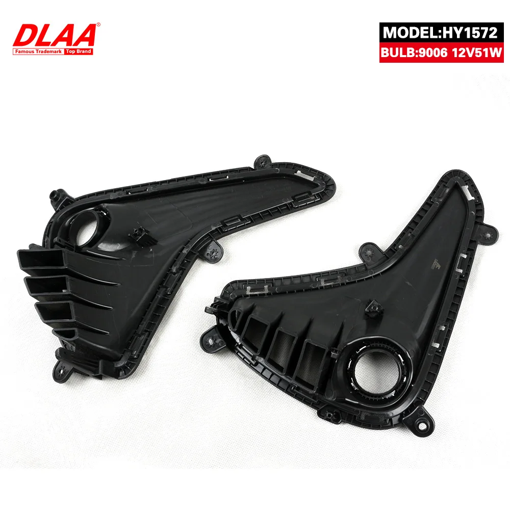 المصد الأمامي مصباح الضباب ترقية عدة لشركة هيونداي جراند I10 2017 2018 2019 نسخة إضافية مجموعة مصابيح الضباب #4