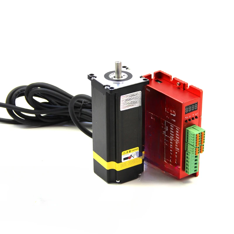 57 60 two-phase stepper closed-loop motor, digital display driver set, high-speed high torque deceleration control