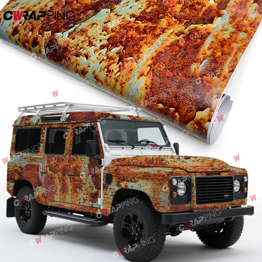 

Автомобильные виниловые наклейки для автомобиля, камуфляжные винилы для мотоциклов, ржавчина, камуфляжная пленка, водонепроницаемая, нержавеющая, принадлежности для кузова автомобиля, пленки