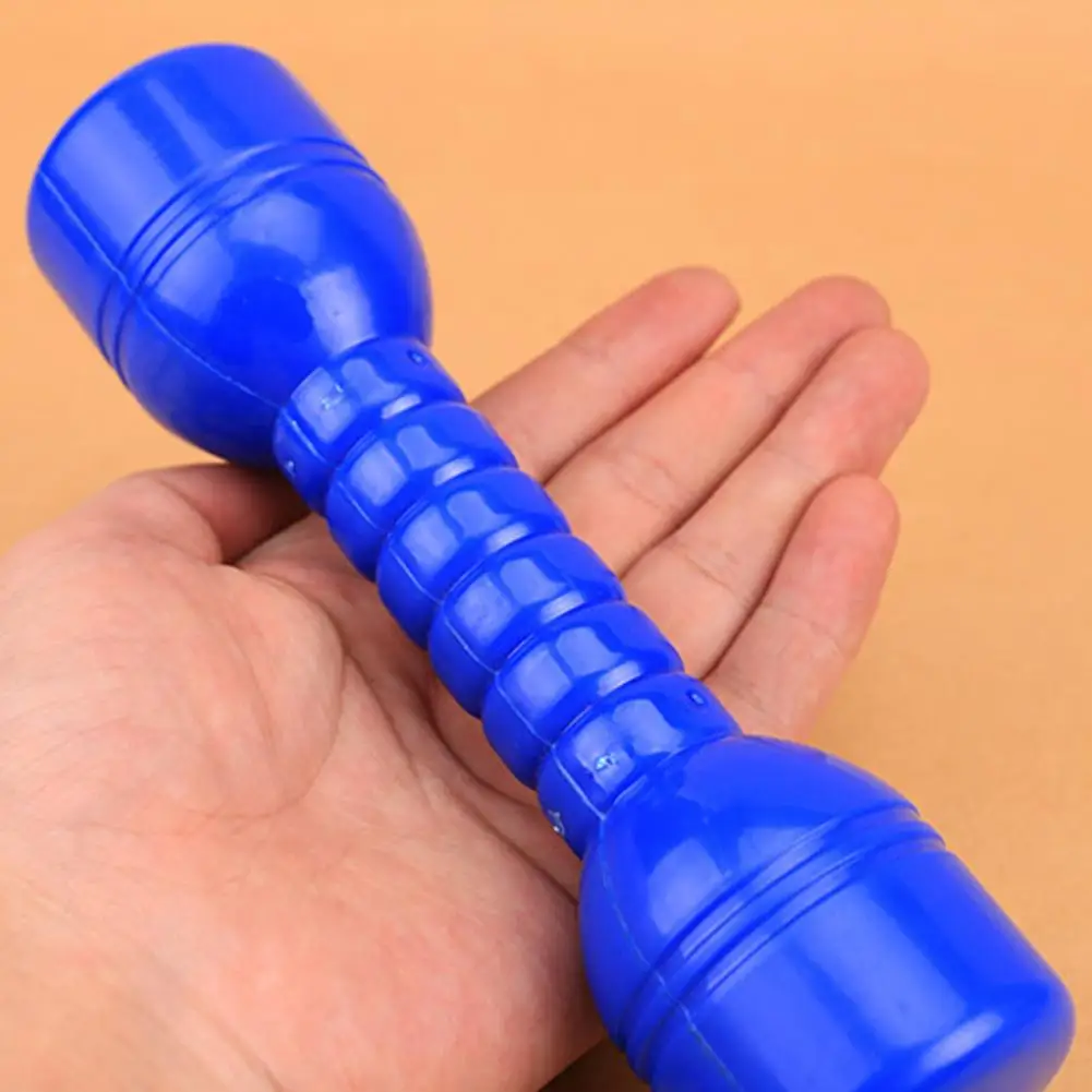 1 Pair Plastic Dumbbells Fine Workmanship Kids Dumbbells Household Plastic Dumbbells