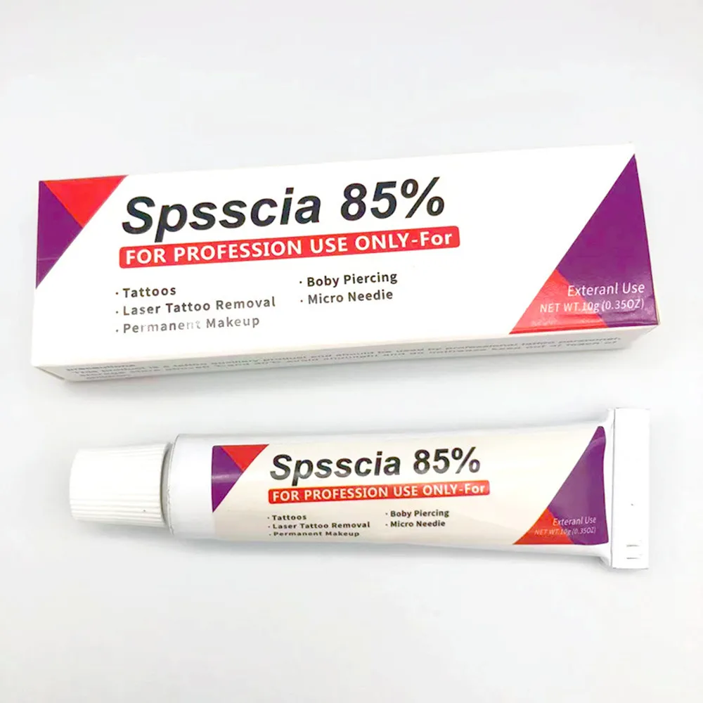 2023 NEW 85% Spsscia Tattoo Cream Before Permanent Makeup Microblading Eyebrow Lips 10g