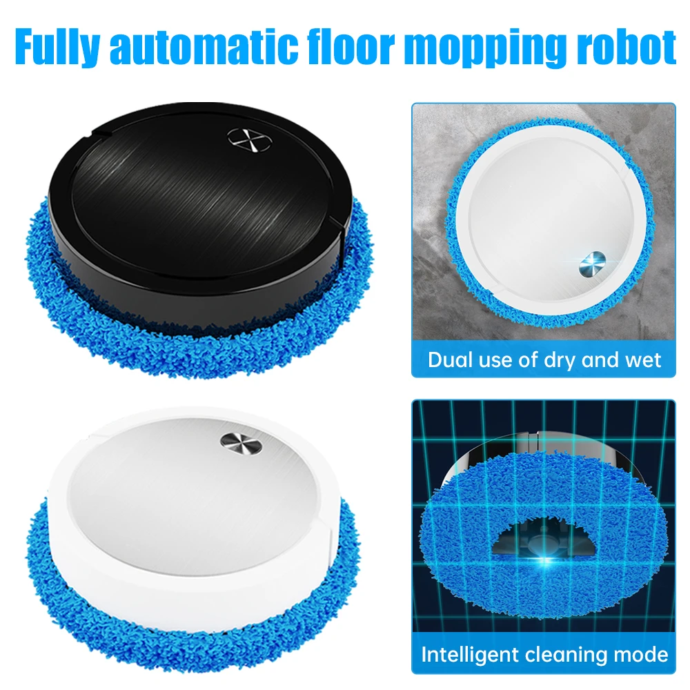 The New Generation of Intelligent Floor Mopping Robots Silent Floor Scrubber Cleaning Experts for Living Room and Kitchen