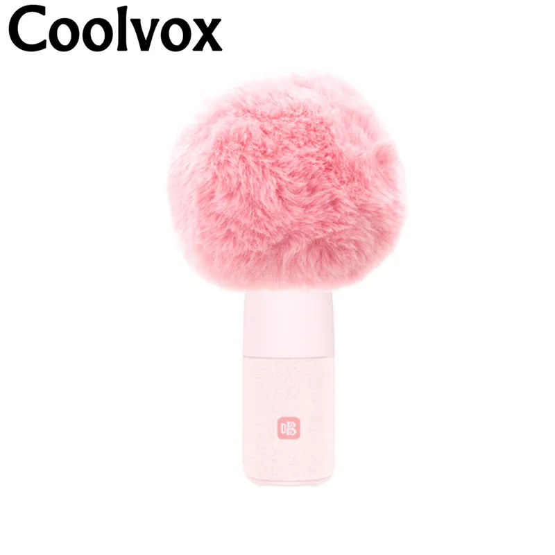 Family Karaoke Furry Micro-Phone Sing Speaker Cover Podcast Equipment Windscreen Muff MIC Cover Girl for G1 Big Egg Microphone