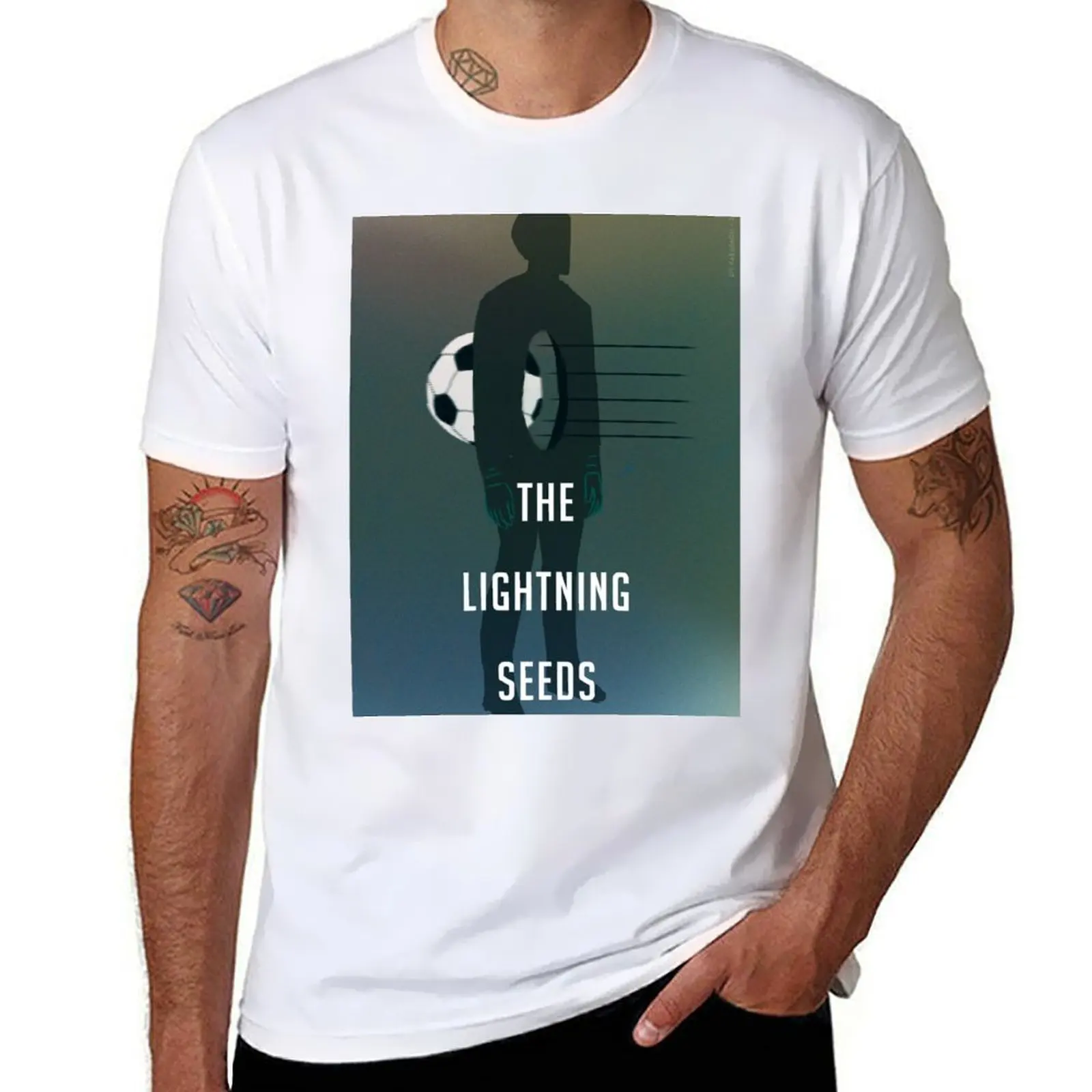 Camiseta The Lightning Seeds, camiseta esencial, camisetas gráficas para hombre, camiseta