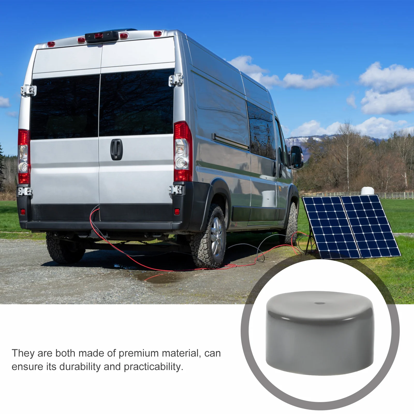 

8 шт. защитных резиновых колпачков для подшипников оси прицепа, прочные защитные колпачки для смазки, защищающие от грязи и ржавчины, колпачки для ступиц прицепа