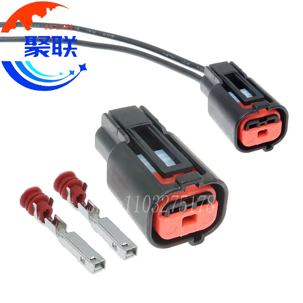 1Set 2Pin 15383213 13579999 54390200 Car IMRC Solenoid Valve Wire t Auto Waterproof Cable Connector for Hyundai Kia Ford Focus
