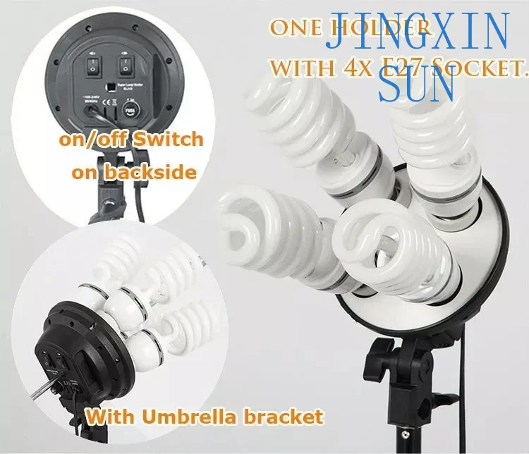 Hot Sale Customizable Photographic Equipment Softbox Light Kit With Backdrops for photo studio video