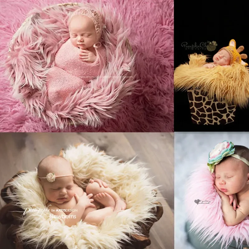 Baby photography props photography studio newborn photography props foreign trade long wool blankets baby shaped blankets