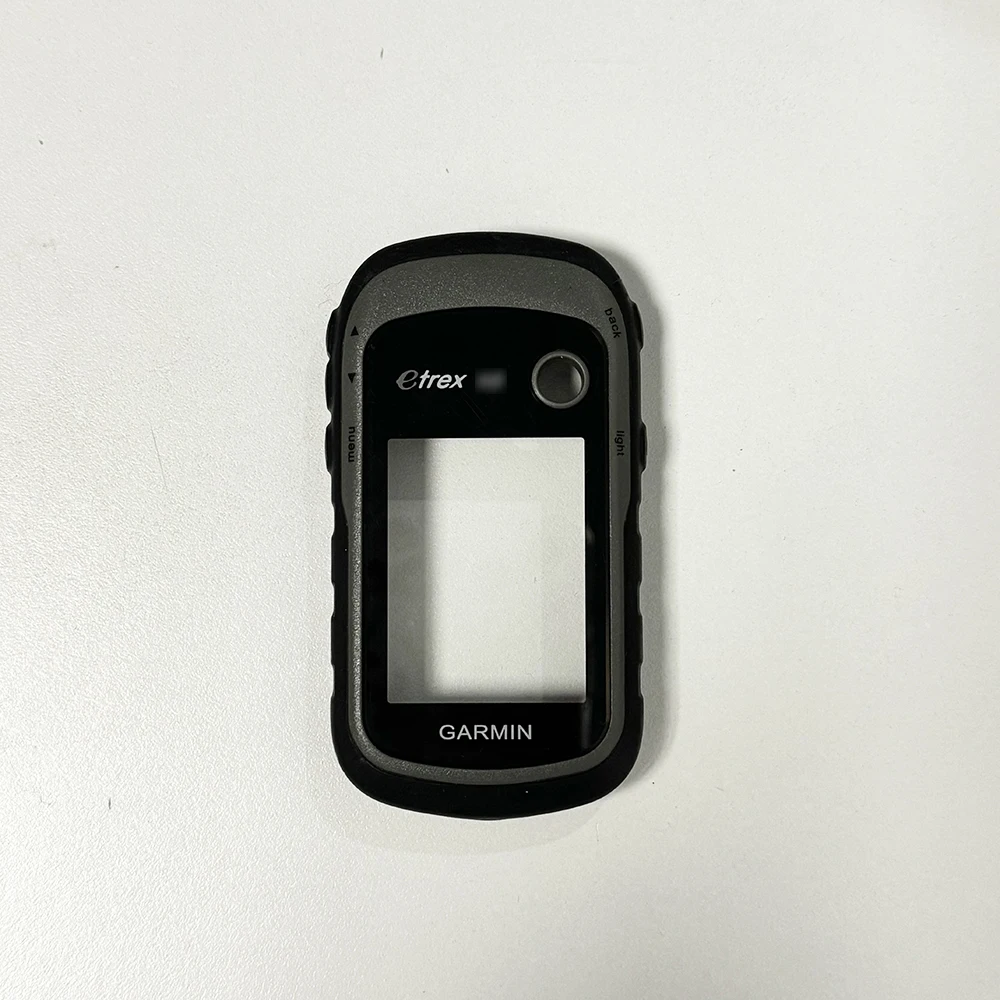 Moldura frontal e painel de tela de vidro para garmin etrex 30 30x 32x, capa com botão liga/desliga, reparo de peças de gps portátil