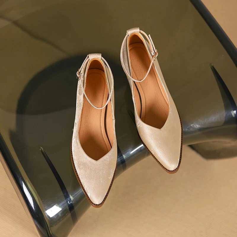 Women Pumps Fashion Shoes Women Pointed Toe Lady Shoes Spring Summer Autumn Elegant Lady Casual Fashion Chinese style A3
