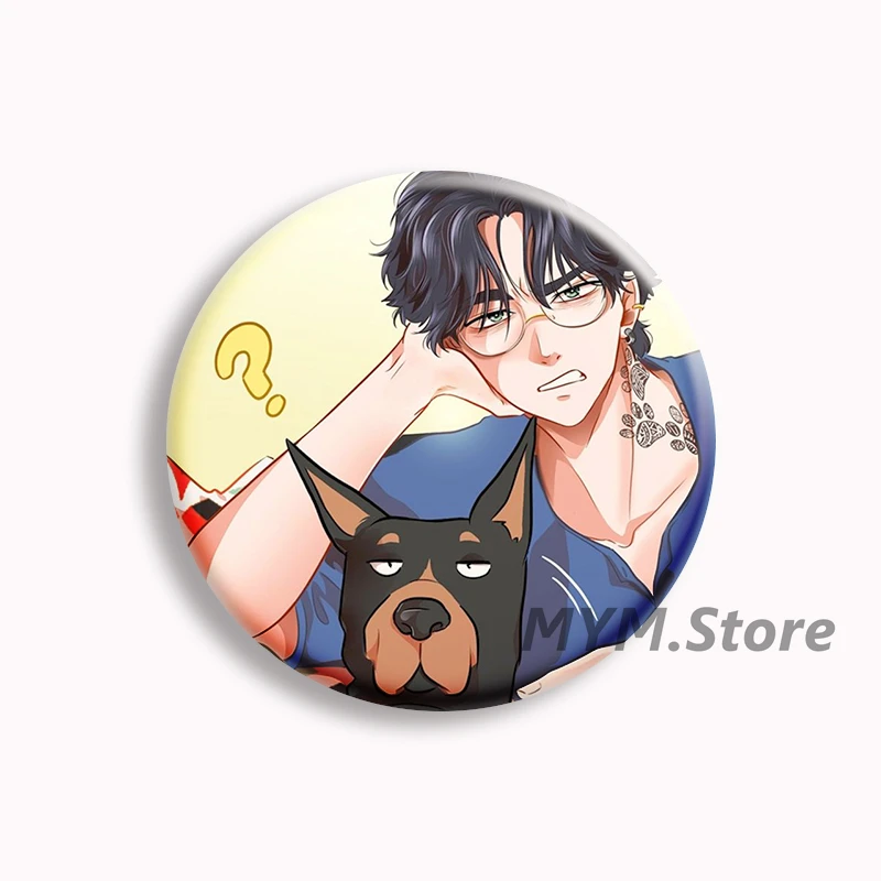 Love 4 a Walk Anime Soft Button Pin Tyler and Pam Bob Cartoon Brooch Badge Bag Decor Accessories Fans Collect Lover Gifts