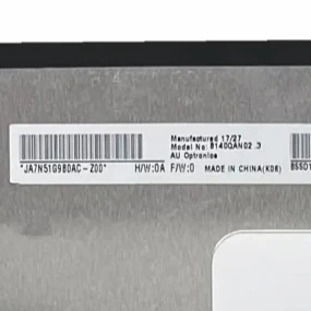 

B140QAN02.3 B140QAN02.0 B140QAN02.2 2560x1440 IPS LCD Display LED Laptop LCD Screen 40pin