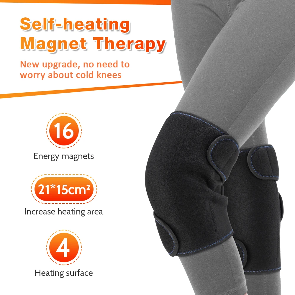 32pcs Tourmaline Self-Heating Knee Pads Relieve Pain Relief Support Brace Knee Joint Pain Knee Rehabilitation Health Care