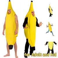 Carnival Clothing Men Cosplay Adult Fancy Dress Funny Sexy Banana Costume Novelty Halloween Christmas Carnival Party Decorations