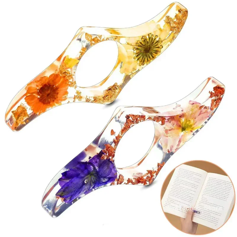 1PC Dried Flower Thumb Book Support Book Page Presses Holder Stands Bookmarks Office Supplies Book Thumb Holder School Office