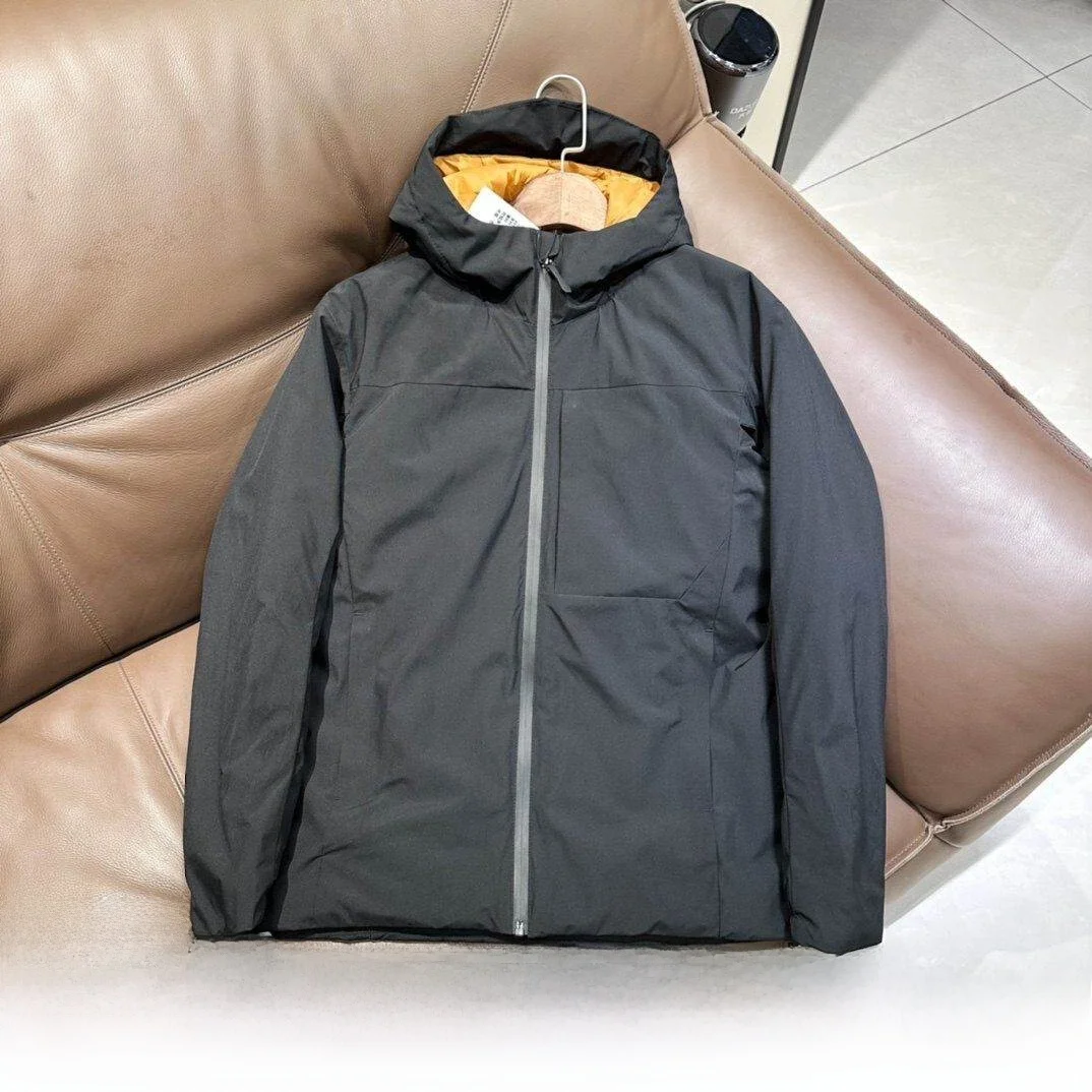 

Outdoor Men's Cotton Jacket Lightweight Design Thickened Autumn Winter Windproof Water-resistant Warm Hooded Standard Fit Casual