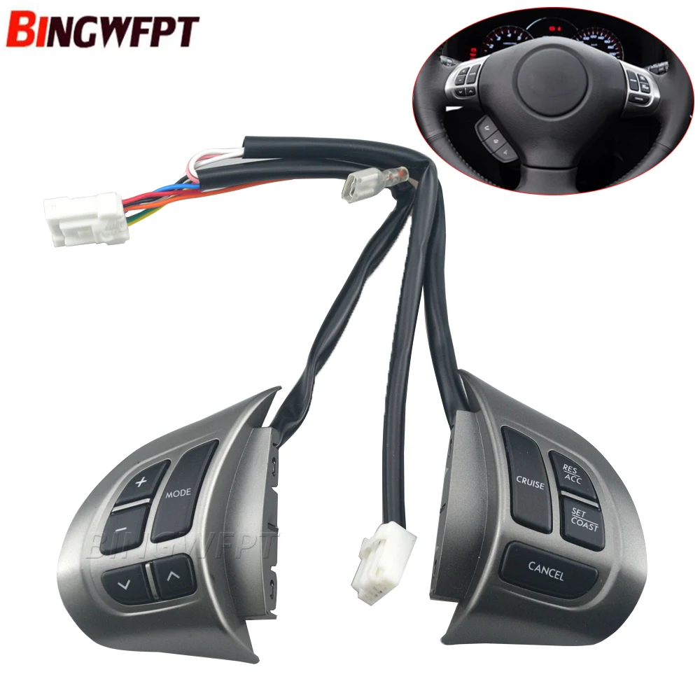 For Subaru Forester 2011 2012 Cruise Control Switch Multifunction Steering Wheel Audio Button Car Accessories Kit