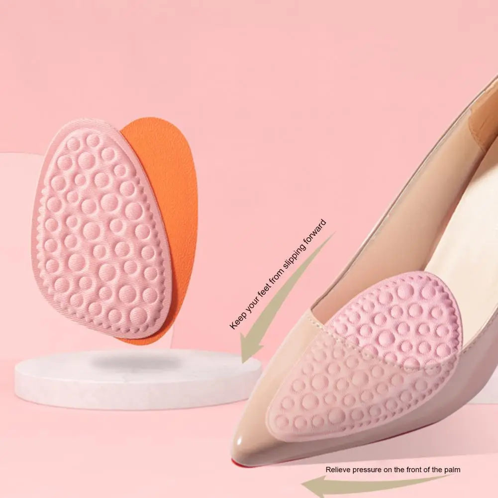 High Heels Insoles Anti-pain Insoles Half-pad Breathable Anti-odor High Heel Insoles with Shock for Women's for Comfort