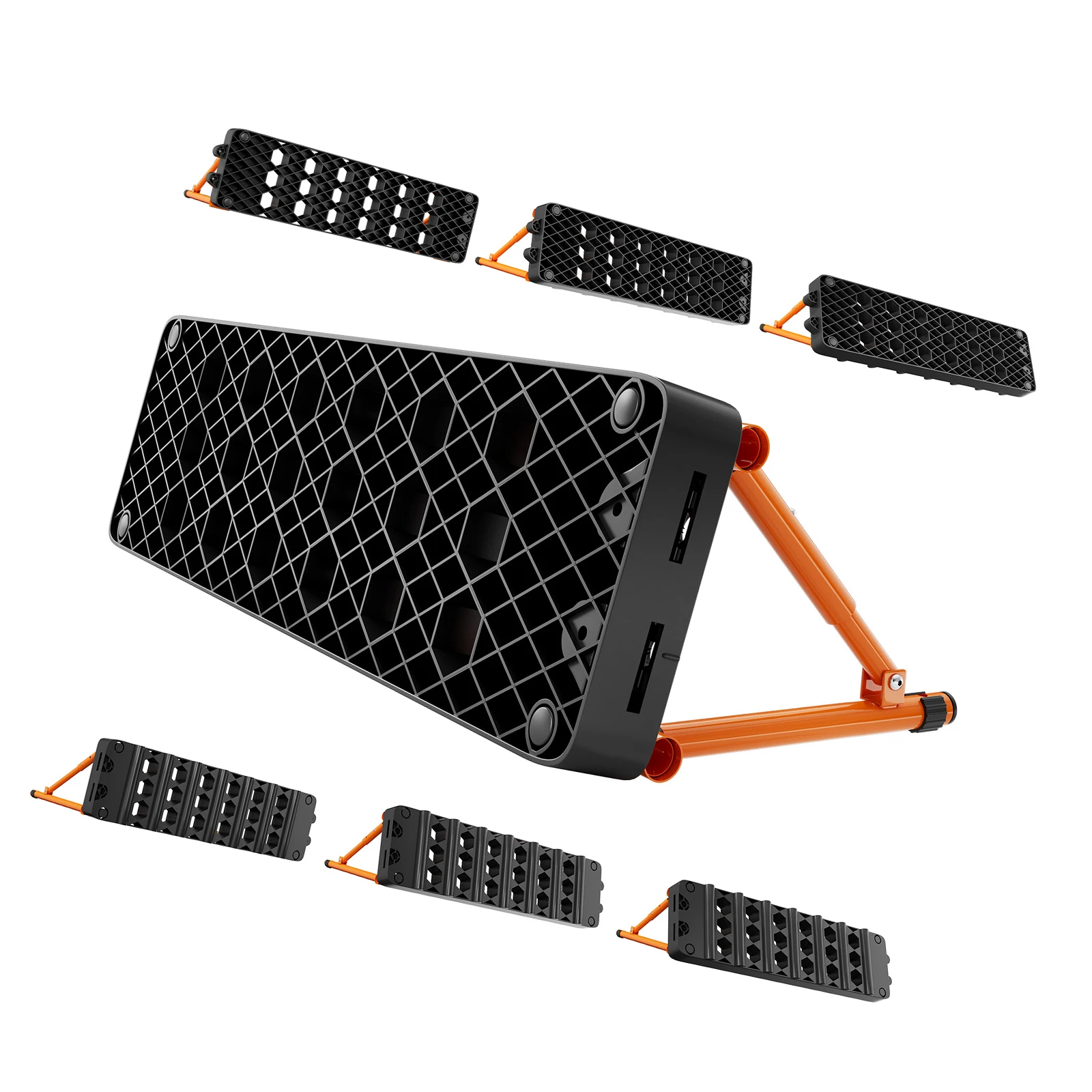 Soccer Rebounder Board, 37.4 x 9.8 in Portable Soccer Rebound Wall, 3 Adjustable Angles, Dual Surface Sports Kick Back Trainer, Easy Setup Ball Practice Equipment for Passing & Reaction Skills