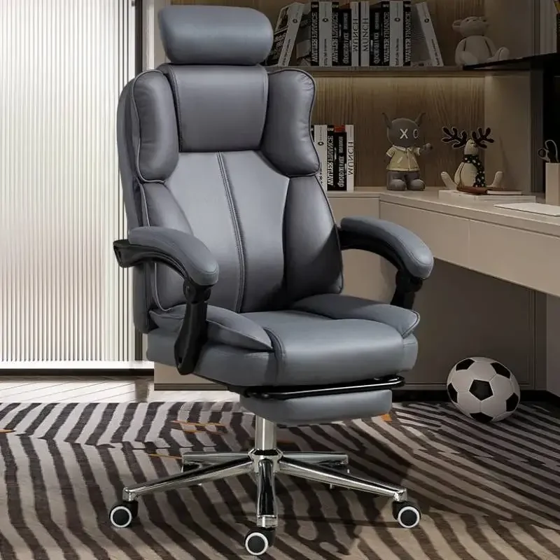 

Headrest Armrest Office Chair Nordic Modern Luxury Design Recliner Gaming Chairs Ergonomic Rolling Sedia Da Ufficio Furniture