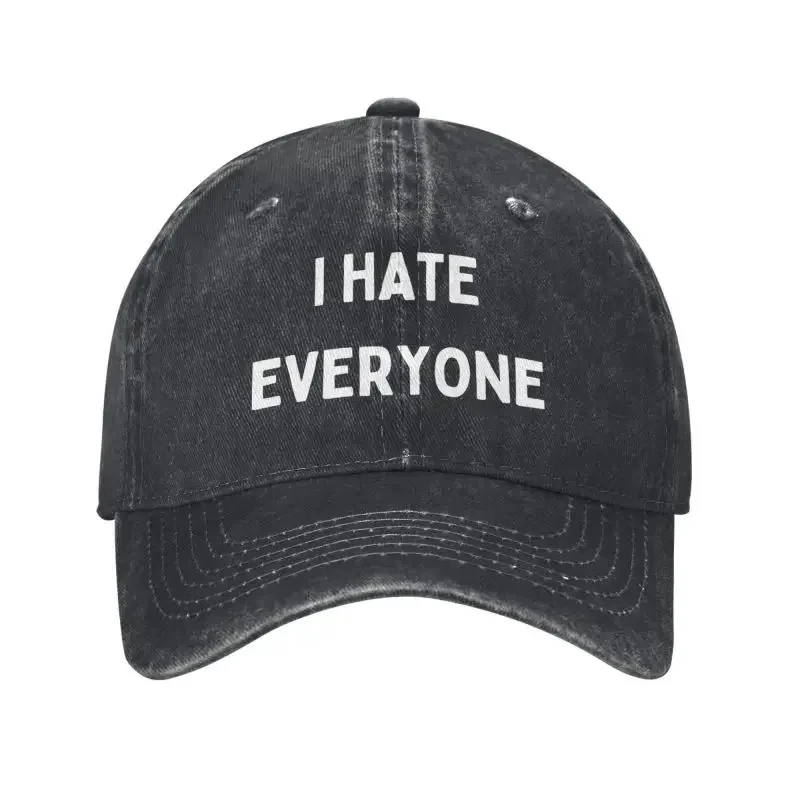 I Hate Everyone Baseball Caps, Unisex Adjustable Dad Hats, Street Style