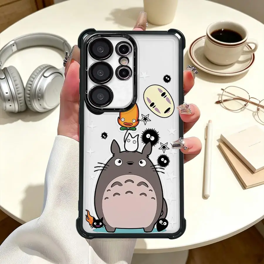 T-otoros Soot Sprite Set Phone Cover Case for Samsung Galaxy S26 Ultra S23 S20 FE S25 Edge S24Ultra S22 Ultra S25Ultra S21 Plus